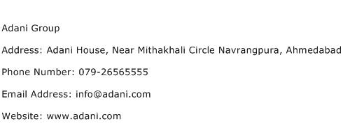 Adani Group Address Contact Number