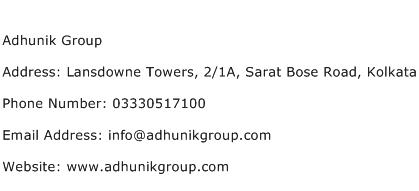 Adhunik Group Address Contact Number