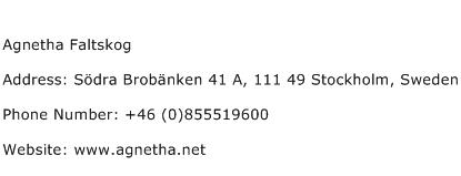 Agnetha Faltskog Address Contact Number