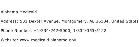 Alabama Medicaid Address Contact Number