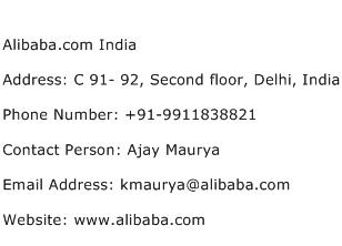 Alibaba.com India Address Contact Number
