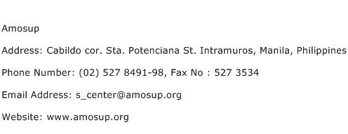 Amosup Address Contact Number