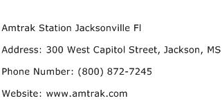 Amtrak Station Jacksonville Fl Address Contact Number