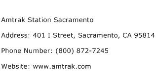 Amtrak Station Sacramento Address Contact Number
