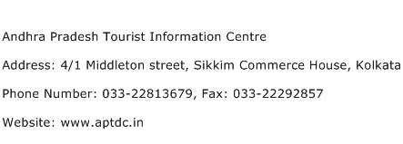 Andhra Pradesh Tourist Information Centre Address Contact Number