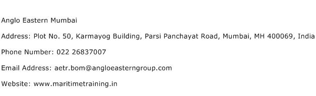 Anglo Eastern Mumbai Address Contact Number