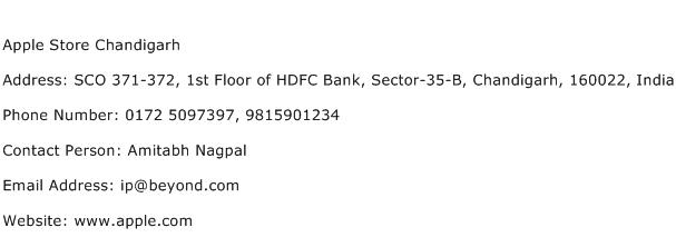 Apple Store Chandigarh Address Contact Number