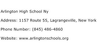 Arlington High School Ny Address Contact Number