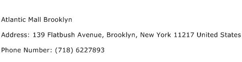 Atlantic Mall Brooklyn Address Contact Number