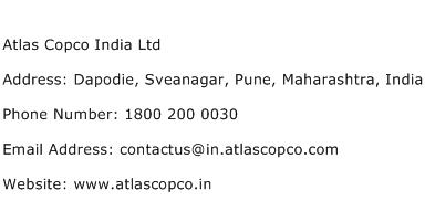 Atlas Copco India Ltd Address Contact Number