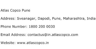 Atlas Copco Pune Address Contact Number