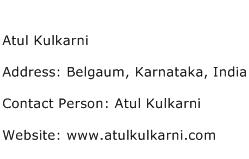 Atul Kulkarni Address Contact Number