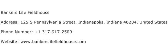 Bankers Life Fieldhouse Address Contact Number
