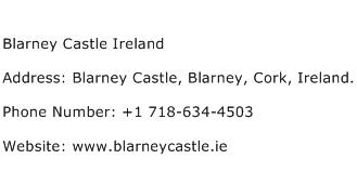 Blarney Castle Ireland Address Contact Number