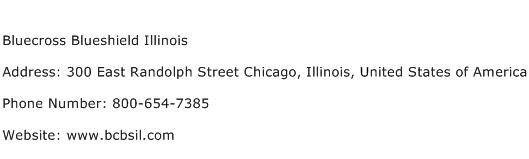Bluecross Blueshield Illinois Address Contact Number