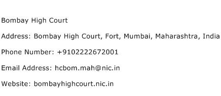 bombay address court sperm mumbai bank number contact agency rating credit information email