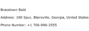 Brasstown Bald Address Contact Number