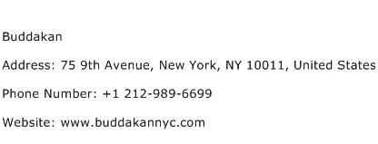 Buddakan Address Contact Number