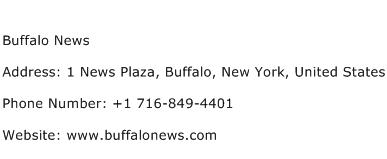 Buffalo News Address Contact Number