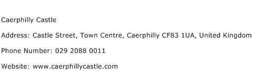 Caerphilly Castle Address Contact Number