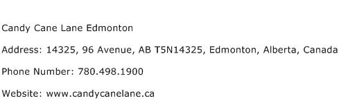 Candy Cane Lane Edmonton Address Contact Number