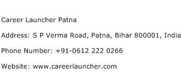 Career Launcher Patna Address Contact Number