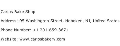 Carlos Bake Shop Address Contact Number