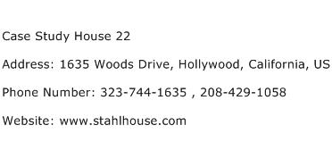 Case Study House 22 Address Contact Number