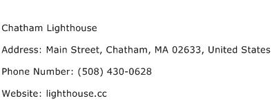 Chatham Lighthouse Address Contact Number