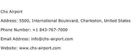 Chs Airport Address Contact Number