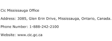 Cic Mississauga Office Address Contact Number