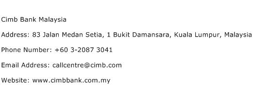 Cimb call centre