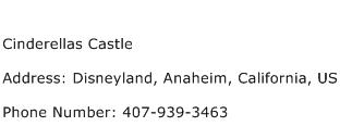 Cinderellas Castle Address Contact Number