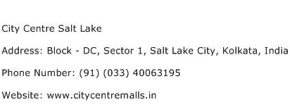 City Centre Salt Lake Address Contact Number