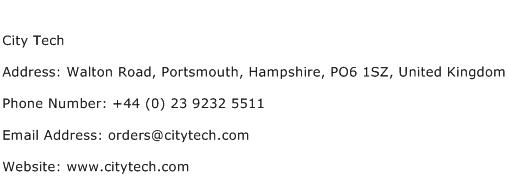 City Tech Address Contact Number