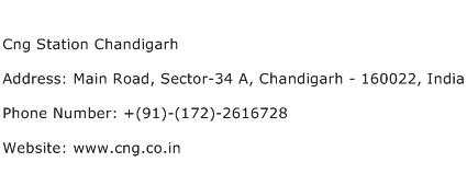 Cng Station Chandigarh Address Contact Number