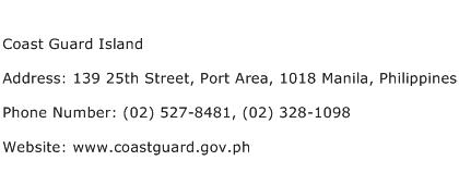Coast Guard Island Address Contact Number