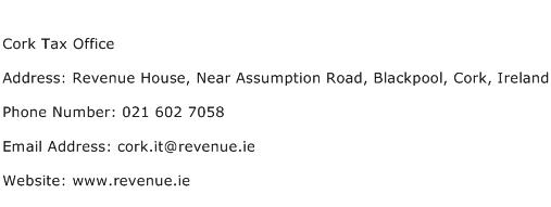 Cork Tax Office Address Contact Number