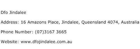 Dfo Jindalee Address Contact Number