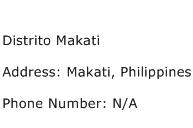 Distrito Makati Address Contact Number