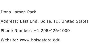 Dona Larsen Park Address Contact Number