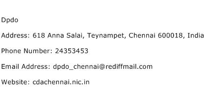 Dpdo Address Contact Number