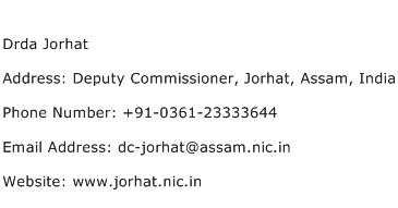 Drda Jorhat Address Contact Number