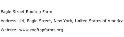 Eagle Street Rooftop Farm Address Contact Number