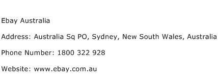 Ebay Australia Address Contact Number