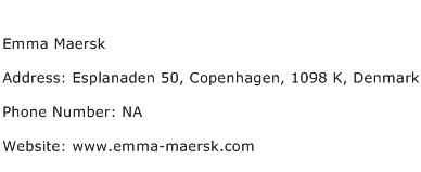 Emma Maersk Address Contact Number