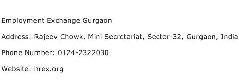 Employment Exchange Gurgaon Address Contact Number