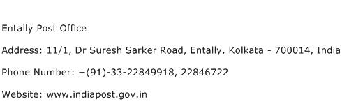 Entally Post Office Address Contact Number