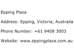 Epping Plaza Address Contact Number