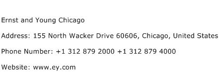 Ernst and Young Chicago Address Contact Number